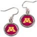 Women's Minnesota Golden Gophers WinCraft Round Dangle Earrings