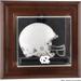 North Carolina Tar Heels Brown Framed (2015-Present Logo) Wall-Mountable Mini Helmet Display Case