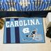 FANMATS NCAA University of North Carolina - Chapel Hill Starter 30 in. x 19 in. Non-Slip Indoor Only Mat Synthetics | 19 W x 30 D in | Wayfair