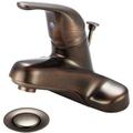 Olympia Faucets Centerset Bathroom Faucet w/ Drain Assembly, Stainless Steel in Brown | Wayfair L-6160-MZ