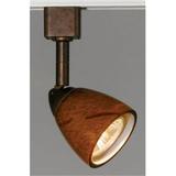 HT-954-BS/MDB-Cal Lighting-HT Series-Track Head-Brushed Steel Finish-Mesh Dark Bronze Glass Color