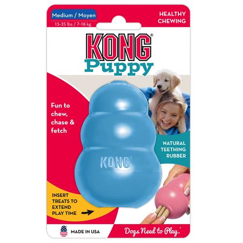 Puppy KONG - blau Größe M Hundespielzeug