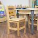 Wood Designs Hardwood Ladderback Chair Wood in Brown | 26.25 H x 14 W x 14.75 D in | Wayfair 81402