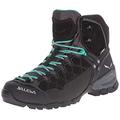 Salewa WS Alp Trainer Mid Gore-TEX Damen Trekking- & Wanderstiefel, Schwarz (Black Out/Agata), 40 EU