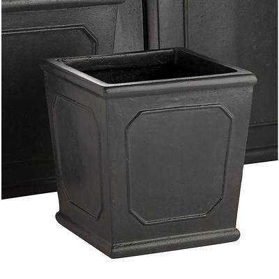 Rodin Square Planter - Zinc, Medium - Ballard Designs