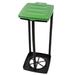 Wakeman Portable Trash Bin - Collapsible Garbage Holder for Parties & Camping - Indoor/Outdoor Use in Green | 26 H x 12.75 W x 11 D in | Wayfair