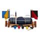 Uber Games Garden Croquet Set with Nylon Storage Bag - Contains 4 mallets in 2 sizes (2 x 34 and 2 x 38), 4 x 12oz moulded plastic croquet balls, 6 steel hoops, 1 hoop mallet and 4 corner flags