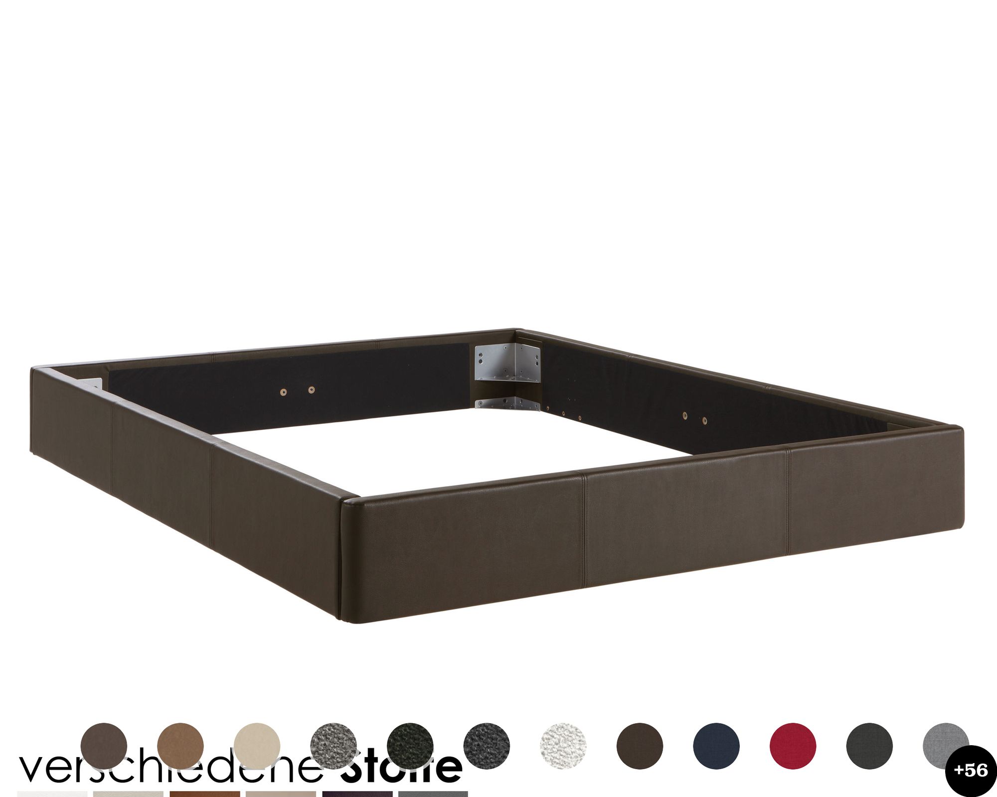 Hasena Dream-Line Bettrahmen Ciara 23/4S 160x200 cm / PK3 Casual 331 Cannelle