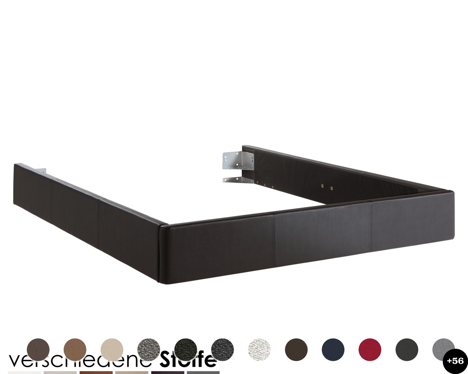 Hasena Dream-Line Bettrahmen Ciara 23/3S 180x200 cm / PK3 Alpina 392 Red