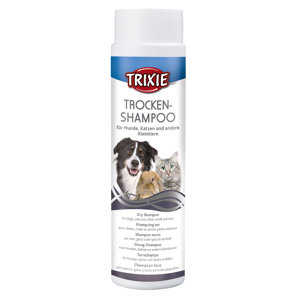 Trixie Shampoo secco per cani, gatti e piccoli animali - Set %: 2 x 200 g