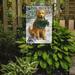 Caroline's Treasures Yellow Labrador & Holly 2-Sided Garden Flag, Polyester in Green | 15 H x 11 W in | Wayfair ASA2013GF