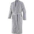 JOOP! Bademäntel Herren Kimono Silber Größe 46/48, Länge 125 cm