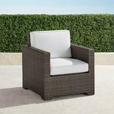 Small Palermo Lounge Chair with Cushions in Bronze Finish - Rain Natural, Standard - Frontgate