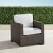 Small Palermo Lounge Chair with Cushions in Bronze Finish - Rain Natural, Standard - Frontgate