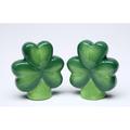 Cosmos Gifts Shamrock Ceramic in Green | 2.75 H x 2.5 W x 2.5 D in | Wayfair 10494