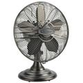 Lasko 12 3-Speed Classic Metal Table Fan with Tilt-Back 17 H Bronze R12210 New