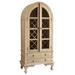 Casual Elements Sonoma 36 Bottle Floor Wine Cabinet Wood in Brown/Red/White | 75 H x 36 W x 21 D in | Wayfair MAH640-M1F