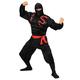 "SUPER MUSCLE NINJA" (hooded muscle shirt, face mask, pants, belt) - (M)