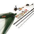 Matt Hayes Adventure Complete Coarse / Freshwater Fishing Set 12ft Float Rod/Reel/Line/Net/End Tackle/Bait & Fishing Guide Book - Ideal Starter/Introduction Kit [99-1415694]