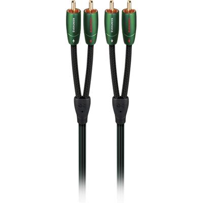 AudioQuest Evergreen 6.6' Analog RCA Cable - Green - EVERG02R