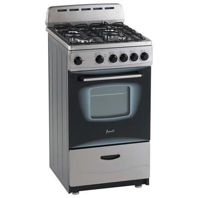 Avanti 20" Freestanding Dual Fuel Range - Stainless-Steel - GR2013CSS