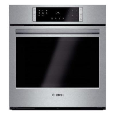 Bosch 800 Series 27" Built-In Single Electric Convection Wall Oven - Stainless Steel - HBN8451UC