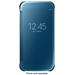 Samsung S-View Flip Cover for Samsung Galaxy S6 Cell Phones - Clear Blue