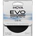 Hoya EVO 67mm Antistatic Circular Polarizing Lens Filter - Gray