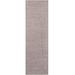 Gray 27 x 0.5 in Area Rug - Calvin Klein Ravine Hand-Knotted Fog Area Rug Wool | 27 W x 0.5 D in | Wayfair 099446331175