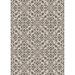 Gray/White 63 x 0.5 in Area Rug - Mayberry Rug Augusta Ikat Ivory Gray Area Rug Polypropylene | 63 W x 0.5 D in | Wayfair AU8592 5X8