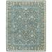 Blue/Yellow 96 x 0.5 in Area Rug - Capel Rugs Smyrna- Persian Cedars Oriental Hand Tufted Wool Area Rug Wool | 96 W x 0.5 D in | Wayfair