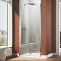 ELEGANT 800mm Frameless Pivot Shower Door Glass Screen Reversible Shower Enclosure