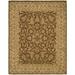 Brown 108 x 0.5 in Area Rug - Meridian Rugmakers Fazilka Oriental Hand-Knotted Wool Area Rug Wool | 108 W x 0.5 D in | Wayfair MRDN1026 27627044