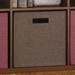 ClosetMaid Decorative Storage Fabric Bin Fabric in Brown | 13 H x 13 W x 13 D in | Wayfair 7115