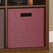 ClosetMaid Decorative Storage Fabric Bin Fabric in Red | 13 H x 13 W x 13 D in | Wayfair 7112