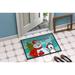 Caroline's Treasures Snowman w/ Alaskan Malamute Non-Slip Outdoor Door Mat Synthetics | 18 W x 27 D in | Wayfair BB1838MAT