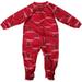 Arizona Cardinals Newborn Full Zip Raglan Coverall - Cardinal