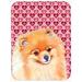 Caroline's Treasures Valentine Hearts Pomeranian Hearts Love & Valentine's Day Portrait Cutting Board | 0.15 H x 11.25 W x 15.38 D in | Wayfair