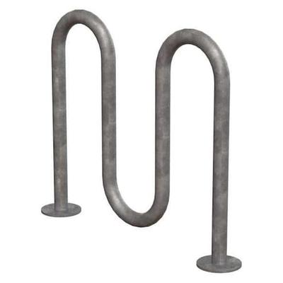 MADRAX QS-H36-5-SF-G Bike Rack,Galv,(5)Bikes,36 in. H,3 in. W