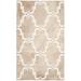 White 36 x 24 x 0.25 in Area Rug - House of Hampton® Berman Geometric Handmade Tufted Wool/ Beige/Ivory Area Rug Wool | Wayfair BNGL3133 28391372