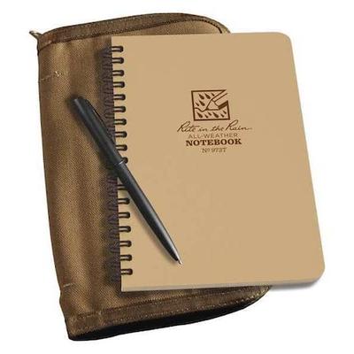 RITE IN THE RAIN 973T-KIT Notebook Kit,4-5/8 in x 7 in Sheet,32lb