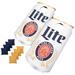 Miller Coors 2' x 3' Miller Lite Can Manufactured Wood Cornhole Board Manufactured Wood in Black/Brown/Red | 10.5 H x 19 W x 37 D in | Wayfair