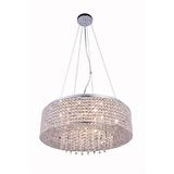 Elegant Lighting Amelie 24 10 Light Royal Crystal Pendant Lamp