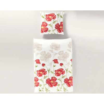 Bierbaum Satin-Bettwäsche 6734-02 155x220 cm / 80x80 cm Image