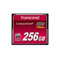 Transcend 256GB CompactFlash 800 Memory Card, Up to 120/60 MB/s, Supports High-Speed Ultra DMA Transfer Mode 7, Ideal for Ultra-High Resolution Full HD and 3D Video Recording TS256GCF800