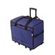 Extra Large Sewing Machine Trolley Bag on Wheels in a Durable Navy Blue Fabric, 63 x 43 x 30cm, Birch 006107/NAVY