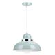 Premier Housewares E27 Edison Screw 40 W Vermont Pendant Light, 110 x 30 x 30 cm - Shutter Blue