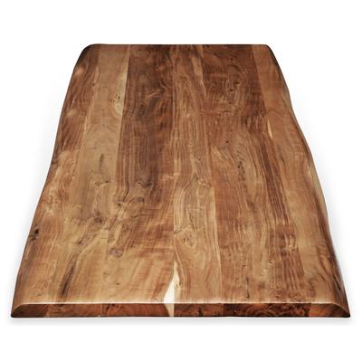 SIT Tops & Tables Tischplatte Akazie Baumkante 180x100 cm / 5,6 cm