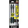 Pilot G2 Retractable Gel Pens Extra Fine Black 2 Pack