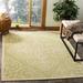 Brown 96 x 0.24 in Indoor Area Rug - Charlton Home® Chesterfeld Oriental Lily Pad Area Rug Polypropylene | 96 W x 0.24 D in | Wayfair